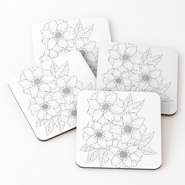 Item preview, Fanciful Floral Bouquet Sketch designed and sold by Tiffany Fabelo Studio.