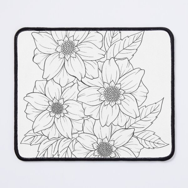 Item preview, Fanciful Floral Bouquet Sketch designed and sold by Tiffany Fabelo Studio.