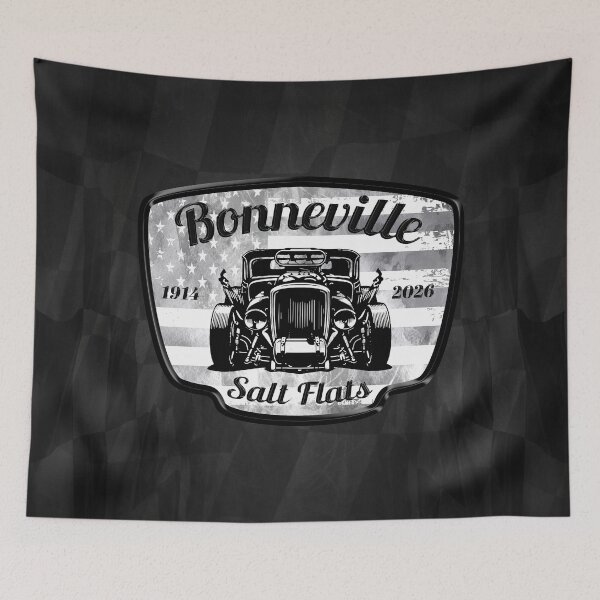 Item preview, 2026 Bonneville Salt Flats Hot Rod Badge – American Land Speed Racing Heritage designed and sold by artistwill.