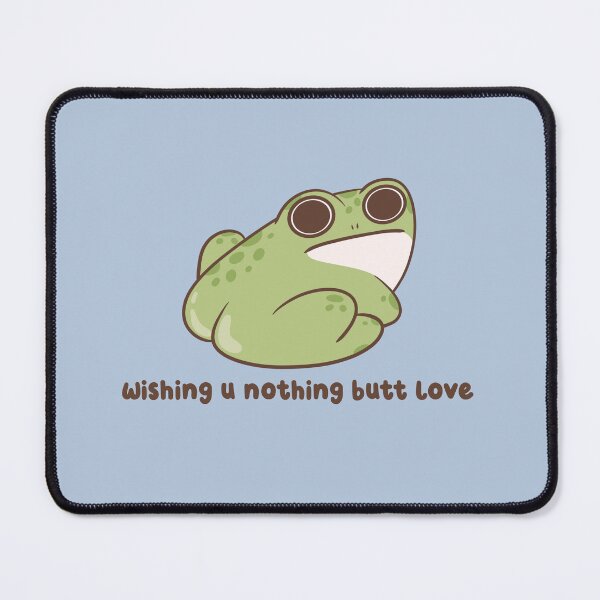 Item preview, wishing you nothing butt love frog designed and sold by kaybowzie.