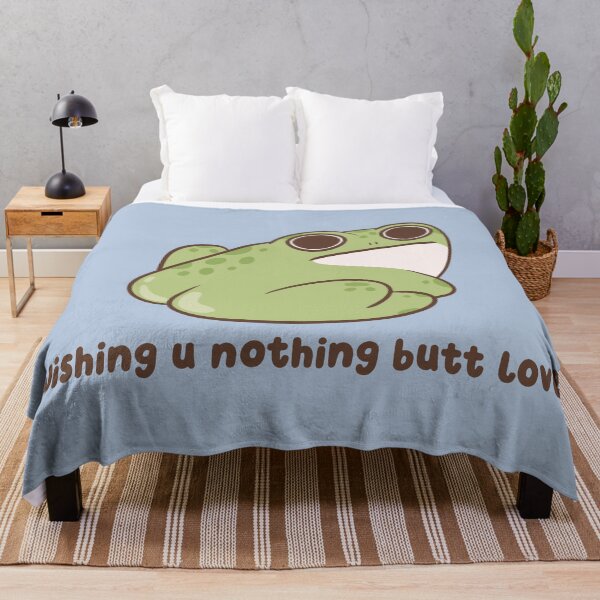 Item preview, wishing you nothing butt love frog designed and sold by kaybowzie.