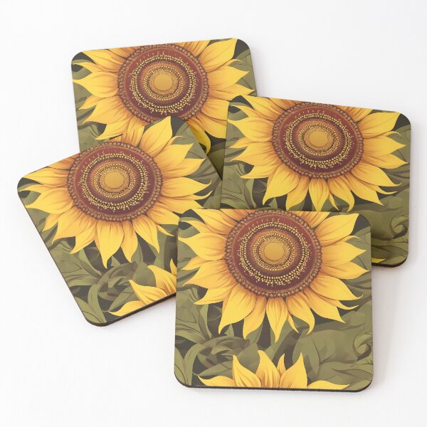 Item preview,  Botanical Sunflower Seamless Pattern – Decorative Floral Repeat designed and sold by sana designer.