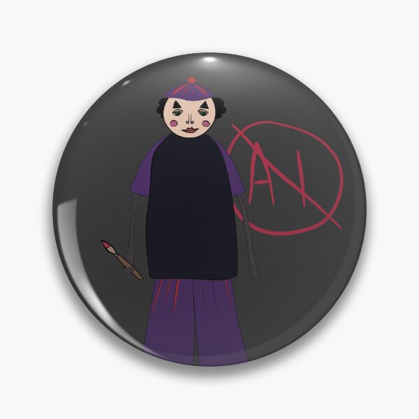Item preview, Artist Doll painting NO AI on wall illustration  designed and sold by Sheridanlongdog.