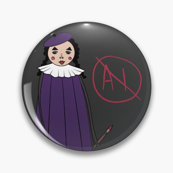 Item preview, Artist Doll painting NO AI on wall  designed and sold by Sheridanlongdog.