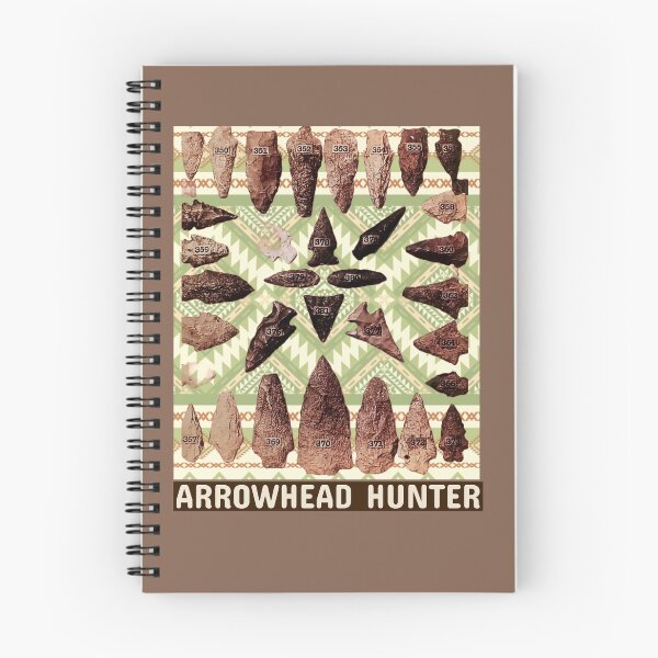Item preview, Arrowhead Hunter Arrowhead Collection on Native American style background  designed and sold by Rockyctees.