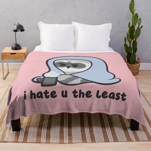 Item preview, i hate you the least annoyed raccoon designed and sold by kaybowzie.