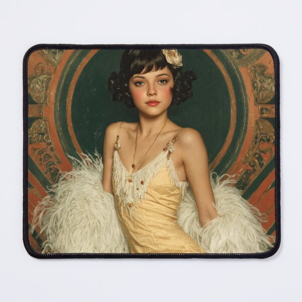 Item preview, Golden Flapper – Vintage 1920s Glamour Art designed and sold by ForeverPrintsOK.