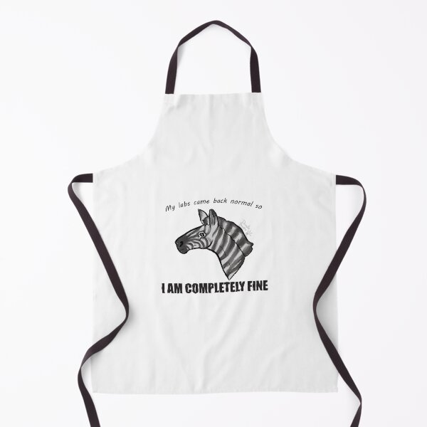 Item preview, Sad zebra patient "My labs are normal" designed and sold by DoodleBeasts.
