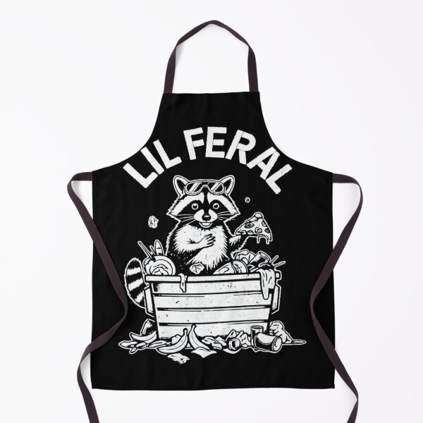 Item preview, Lil Feral Raccoon Eating Pizza Funny Trash Panda Meme designed and sold by VGAfanatic.