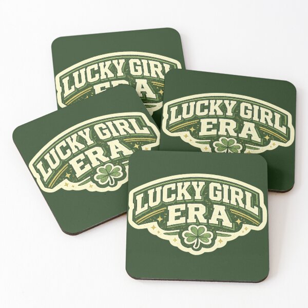 Item preview, Lucky Girl Era – Retro St. Patrick’s Day Typography Shamrock Design designed and sold by WildbuntingStudio.