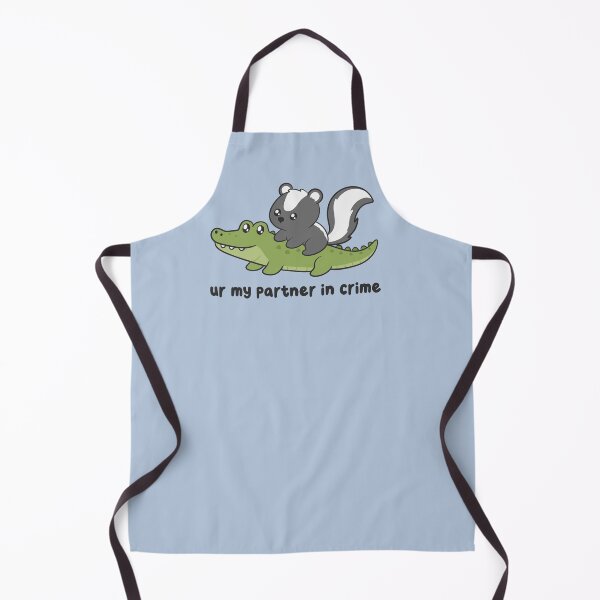 Item preview, partner in crime skunk and crocodile  designed and sold by kaybowzie.