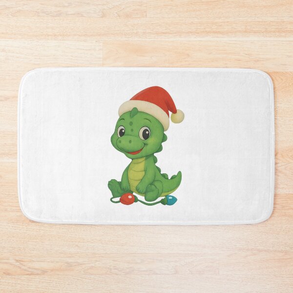 Item preview, Christmas Loch Ness Monster Boy designed and sold by Sillytoe.