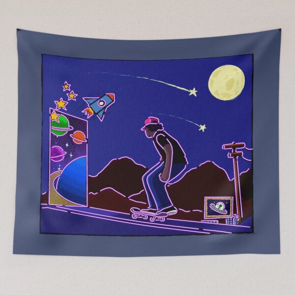 Item preview, Copy of Galactic skate park (After Dark) designed and sold by rewritethenight.
