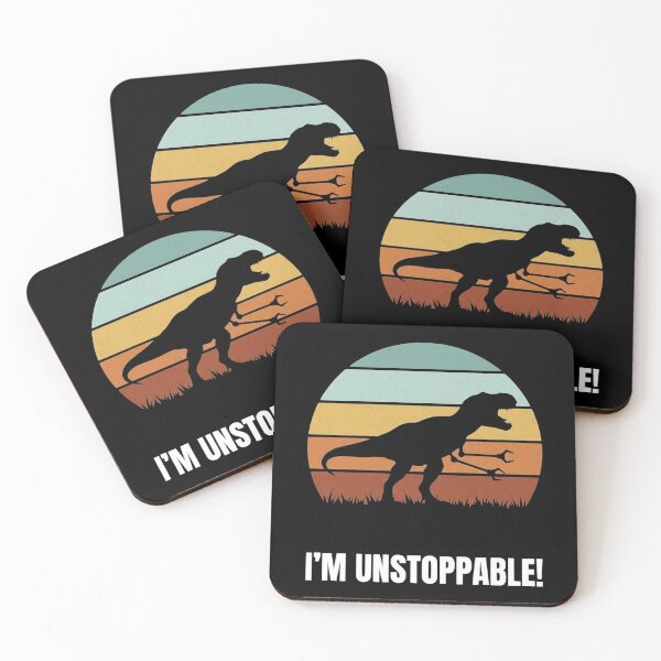Item preview, Funny T-Rex I'm Unstoppable Dinosaur Humor designed and sold by sarahdoesdesign.