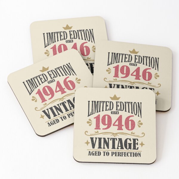 Item preview, 80th Birthday Vintage 1946 Limited Edition 80 Years Old designed and sold by eclecTEEq.