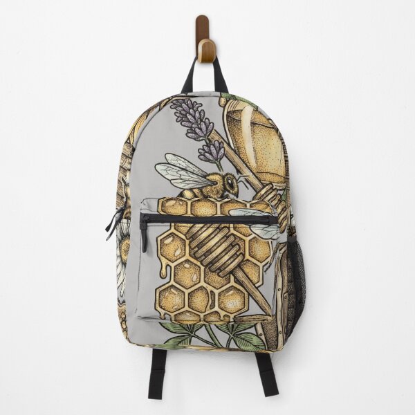 Item preview, Apiary in Color - Hand-Tinted Honey Bee & Floral Chart designed and sold by DigitalGlade.