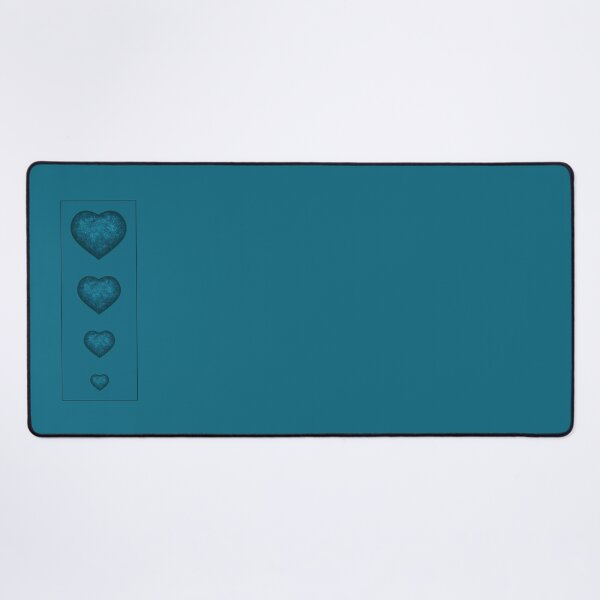 Item preview, Vertical row of turquoise hearts in a frame designed and sold by Cherevan.
