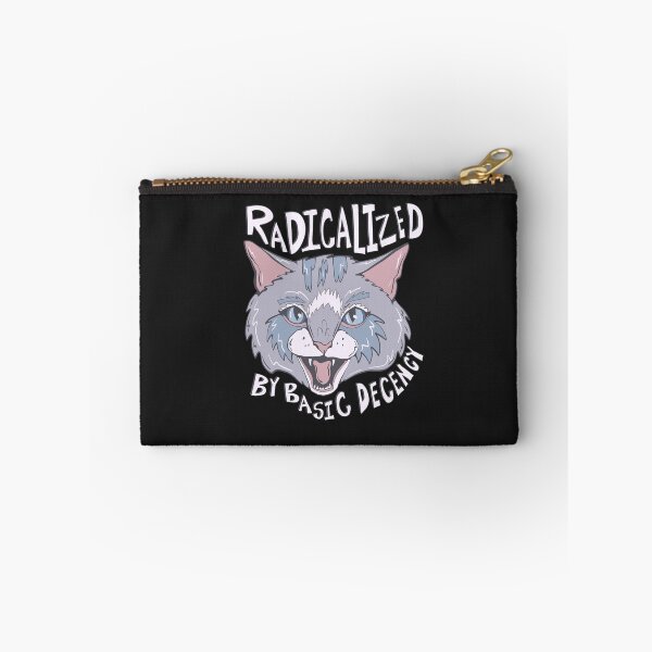 Item preview, Basic Decency- Proud Radical Left Cat - proud progressive liberal cat  designed and sold by crestfallenmermaid.