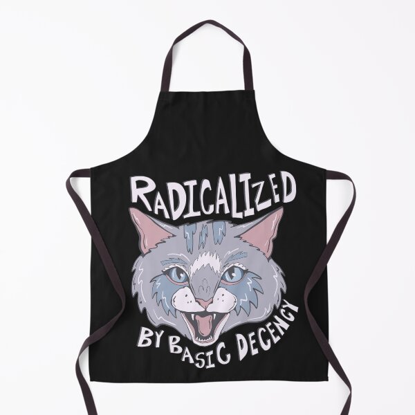 Item preview, Basic Decency- Proud Radical Left Cat - proud progressive liberal cat designed and sold by crestfallenmermaid.