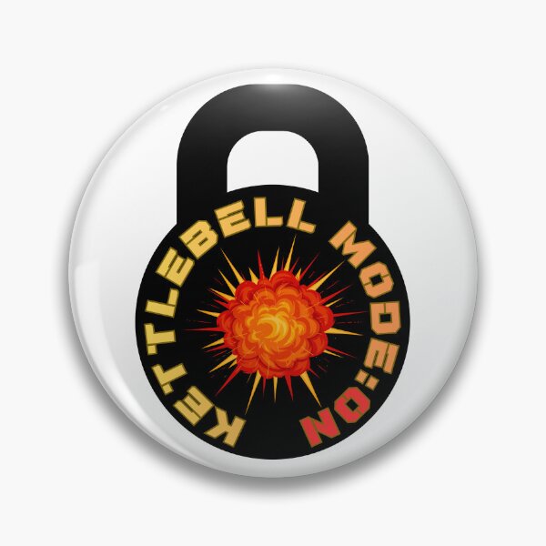 Item preview, Explosive Kettlebell Power Emblem designed and sold by AnaPixMar.