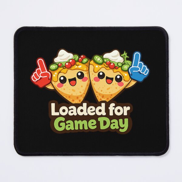 Item preview, Cute Nachos — Loaded for Game Day designed and sold by DreamMachine69.