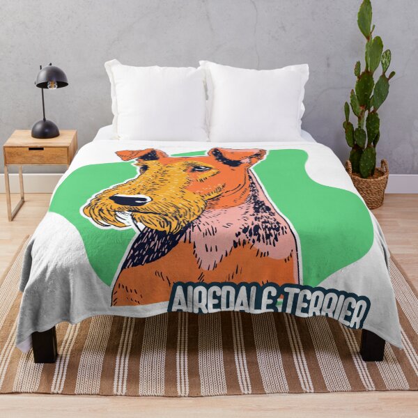 Item preview, Airedale Terrier – Bold Graphic Dog Art designed and sold by ForeverPrintsOK.