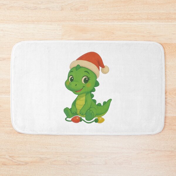 Item preview, Christmas Loch Ness Monster Girl designed and sold by Sillytoe.