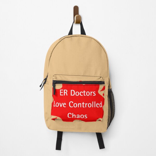 Item preview, ER Doctors Love Controlled Chaos Funny Doctor Quote designed and sold by Red BloB.