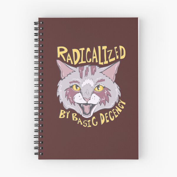 Item preview, Basic Decency- Proud Radical Left Cat - proud progressive liberal cat  designed and sold by crestfallenmermaid.
