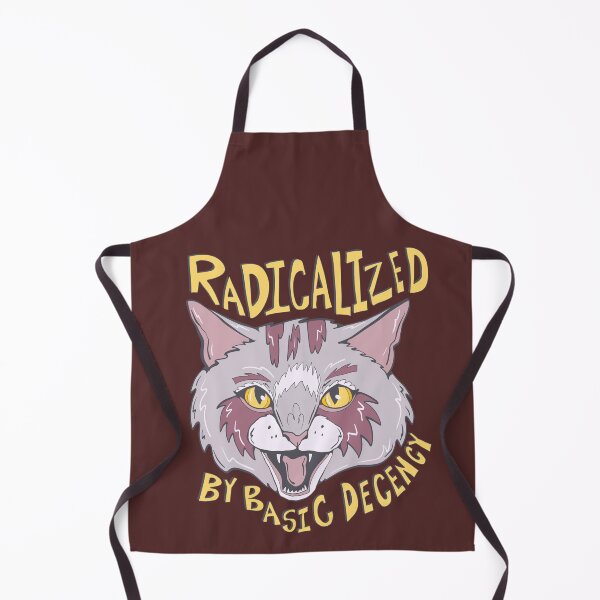 Item preview, Basic Decency- Proud Radical Left Cat - proud progressive liberal cat  designed and sold by crestfallenmermaid.