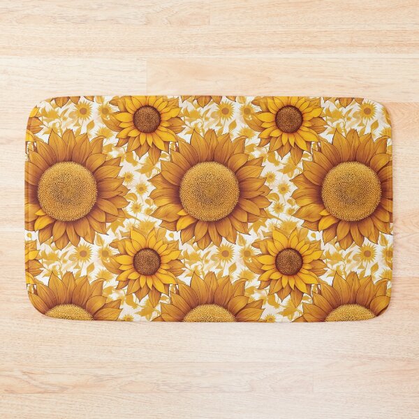 Item preview, Decorative Sunflower Floral Seamless Pattern – Summer Botanical Design designed and sold by sana designer.