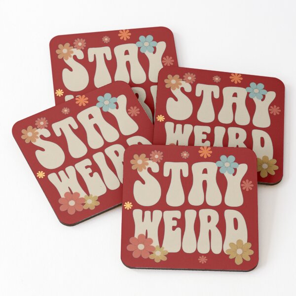 Item preview, Stay Weird - groovy flowers designed and sold by Stefrait-7.