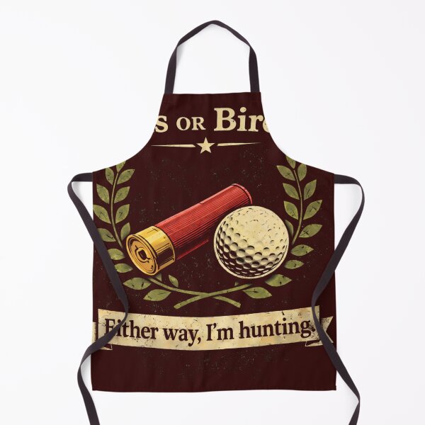 Item preview, Birds or Birdies – Funny Hunting & Golf Humor Design designed and sold by purrtees.