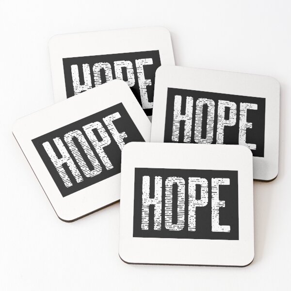 Item preview, Hope bold text designed and sold by PapillonTextiles.