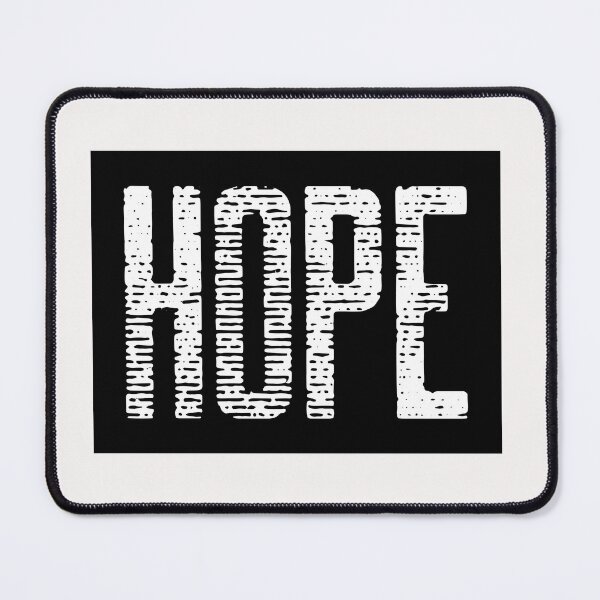 Item preview, Hope bold text designed and sold by PapillonTextiles.