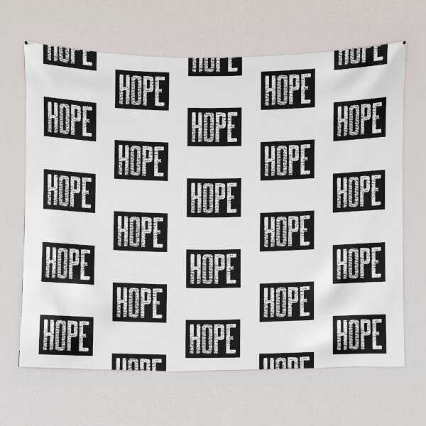 Item preview, Hope bold text designed and sold by PapillonTextiles.