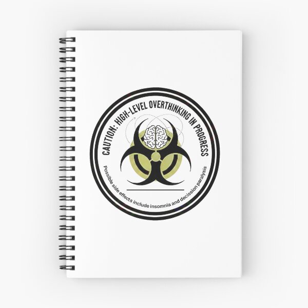 Item preview, Caution High-Level Overthinking In Progress designed and sold by octozap.