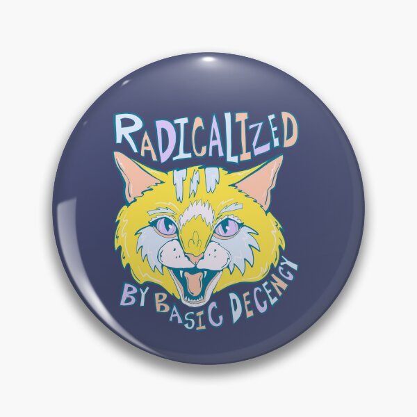 Item preview, radicalized by Basic Decency- Proud Radical Left Cat - proud progressive liberal cat  designed and sold by crestfallenmermaid.