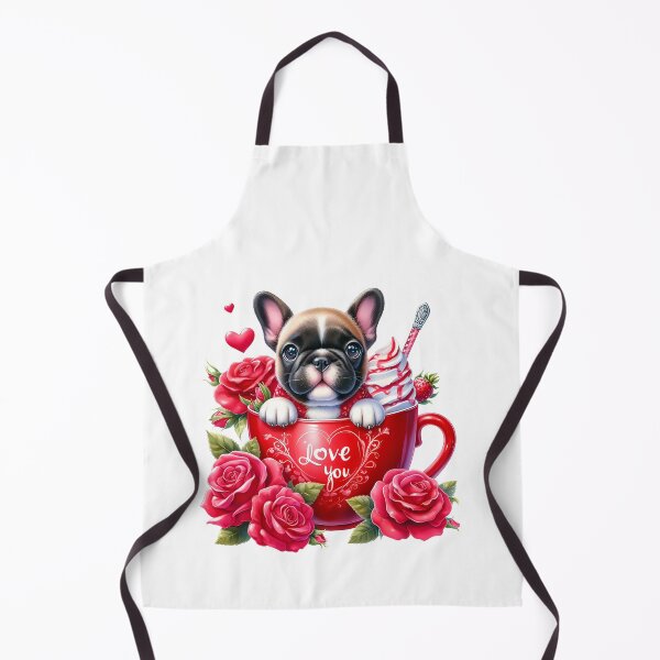 Item preview, Dreamy Valentine Puppy Mug - Cute Love Cup Heart Art designed and sold by FuzionRaptor.