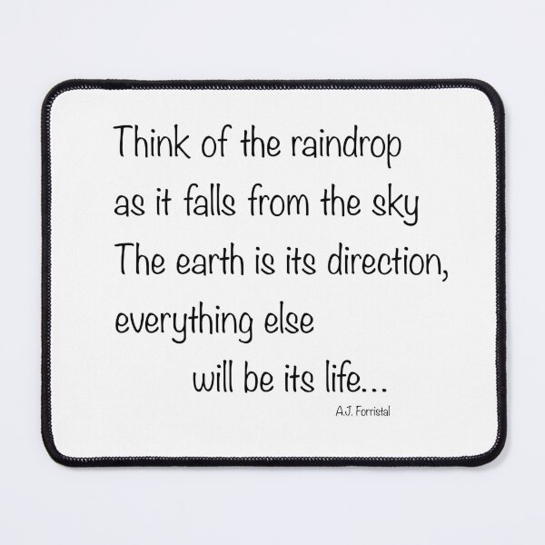Item preview, Think of the raindrop that falls from the sky designed and sold by Ajforristalart.