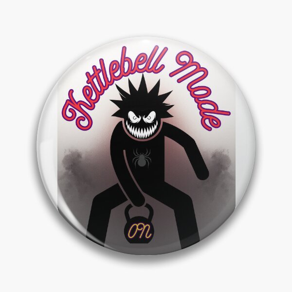 Item preview, Dark Kettlebell Monster Illustration designed and sold by AnaPixMar.