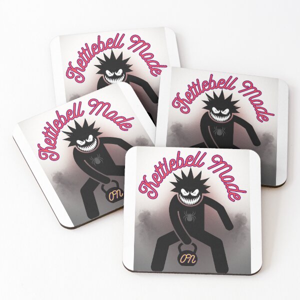 Item preview, Dark Kettlebell Monster Illustration designed and sold by AnaPixMar.