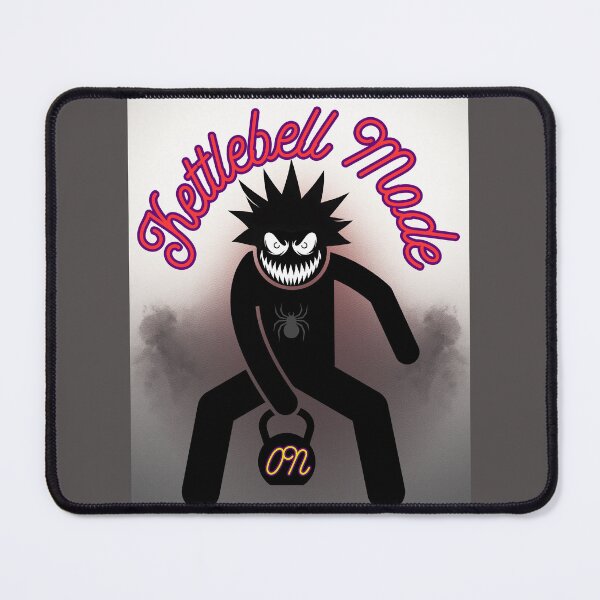Item preview, Dark Kettlebell Monster Illustration designed and sold by AnaPixMar.