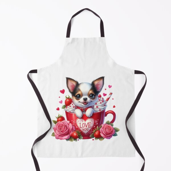 Item preview, Charming Valentine Dog Mug - Cute Puppy Love Cup & Heart Art designed and sold by FuzionRaptor.