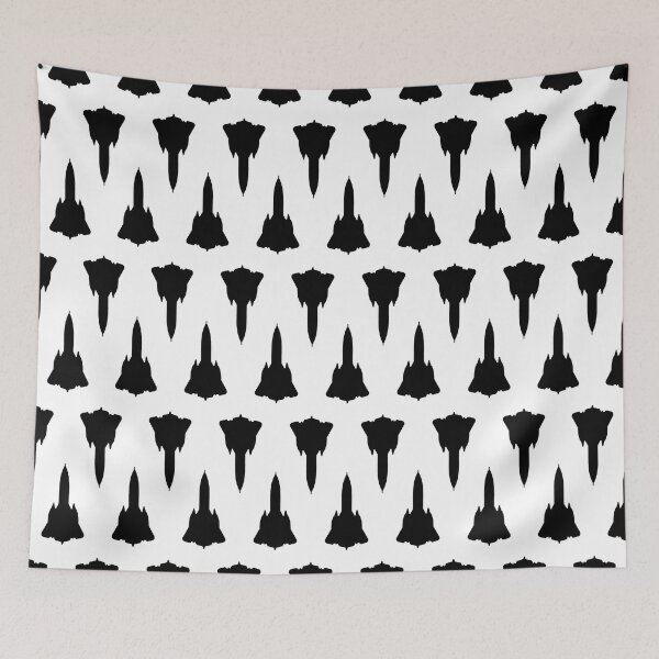 Item preview,  Lockheed SR-71 Blackbird - Black Pattern Design designed and sold by Plane Jane Design.