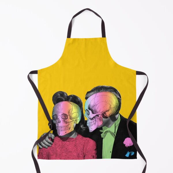 Item preview, Gothic Skeleton Couple Art – Love Beyond Death Vintage Dark Romance Print designed and sold by ATLAS TEES.
