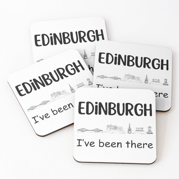 Item preview, Edinburgh Skyline Art - I’ve Been There Minimalist Scotland Souvenir designed and sold by Loom on the Loch.