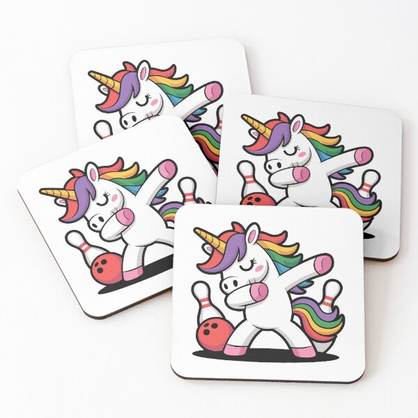 Item preview, Dabbing Unicorn Bowling  designed and sold by jkrphoto.
