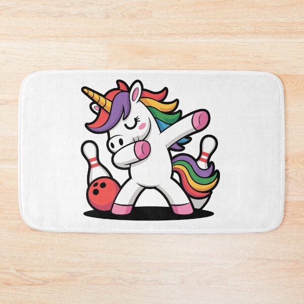 Item preview, Dabbing Unicorn Bowling  designed and sold by jkrphoto.