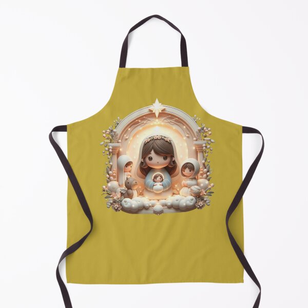 Item preview, Jesus, Savior of His People – Cute 3D Nativity Grace Label designed and sold by PaintMeWorld.